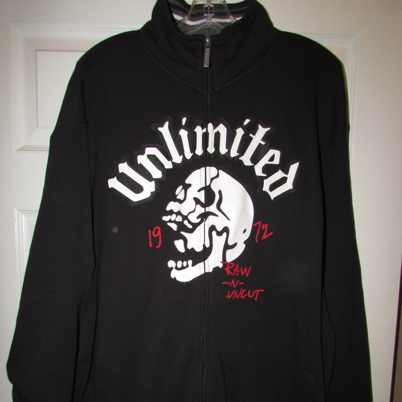 Ecko Unlimited Other - ECKO UNLTD UNLIMITED Large Jacket Raw Uncut Skull